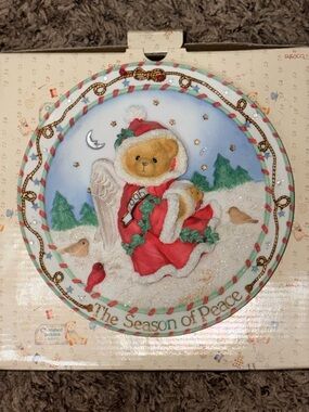 Cherished Teddies The Season of Peace 1996 Plate